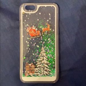 Glittery Christmas iPhone 6/6s case